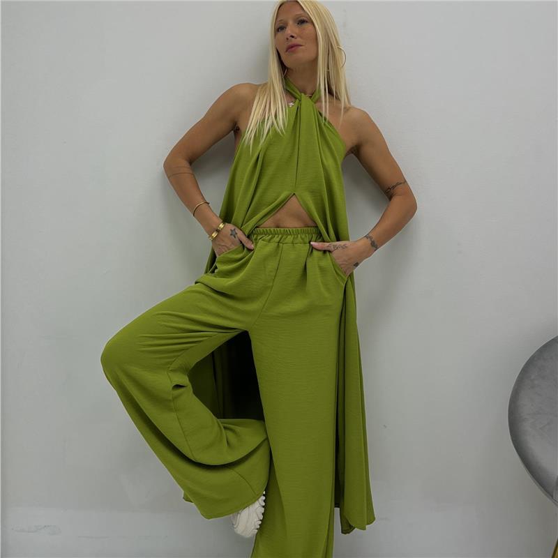 Bella - Conjunto de pantalón y blusa